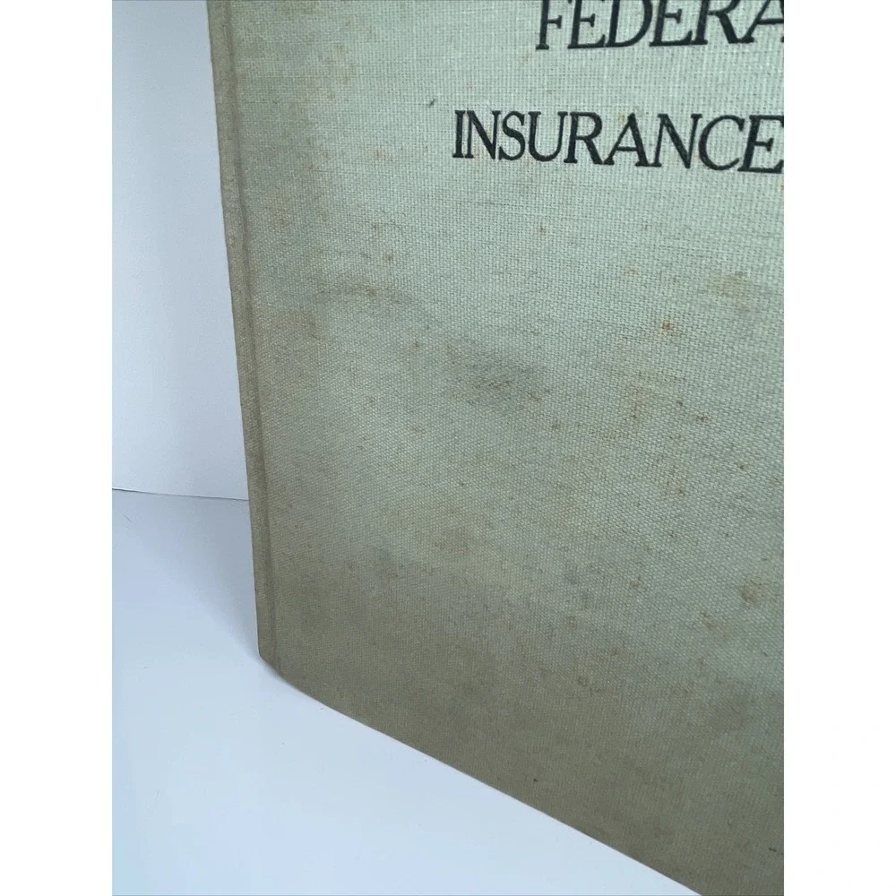 Vtg 1940s Federal Union‎ Insurance Company Policy Register Book Ephemera Office
